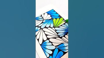 Pattern art #shorts #zenart #zentangle #art #drawing #asmr #zen | SamArts-27