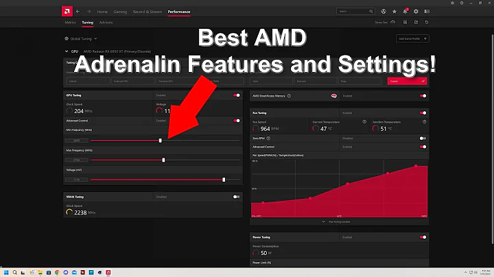 AMD 아드레날린 개요 및 최적화