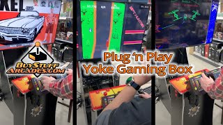 Yoke and Steering Wheel Gaming Boxes - Gameplay Preview
Check out our store listing: https://www.buystuffarcades.com/products/racing-and-flying-game-box-for-grs-yoke-and-steering-wheels
Features:
- 230+ Driving games, 40+ Yoke games, 80 Multiplayer and 33 Networking games.
- Pre-configured for the GRS Yoke, Thrustmaster T-80, T150 and Hori wheels - truly plug and play
- Super sensitive controls for genuine arcade action
- Optional foot pedal available for improved Yoke racing experience
- Some titles support multiple controllers for multi-player single-screen action
- Some titles support network play up to 8 players (multiple gaming boxes required)
Yoke and Steering Wheel Mounts available for AtGames products (and other arcades) as well:
https://www.buystuffarcades.com/products/steering-wheel-mount-for-atgames-alu-alum-gamer-pedestal
For more information visit: http://www.buystuffarcades.com or check out our other demo videos:
https://youtu.be/IMKQN7Kolzo
https://youtu.be/glIaFQXCdGM Yoke and Steering Wheel Gaming Boxes - Gameplay Preview