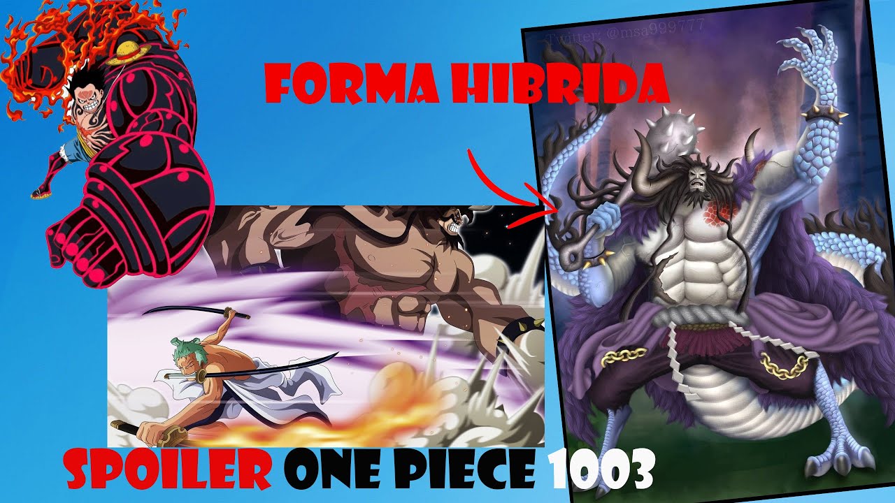 Spoiler De One Piece Manga Cap 1003 Black Lu Youtube