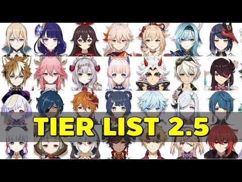 Genshin Impact | Tier List 2.5 Yae ไหวไหม? ใครเติบโต?