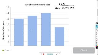 Details Calculating the mean: data displays : Khan Academy Guide