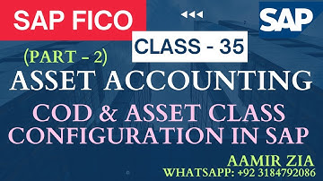 SAP FICO Class - 35 (Part - 2) Asset Accounting Configuration in SAP S/4HANA (Define Asset Class)