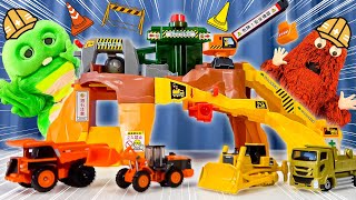 【トミカ】おっきな工事現場(こうじげんば)で『はたらくくるま』がだいかつやく！ 【ブルドーザー・ダンプトラック・ホイールローダー】【子供向け知育動画】 #トミカ #はたらくくるま #おもちゃ #知育 screenshot 4