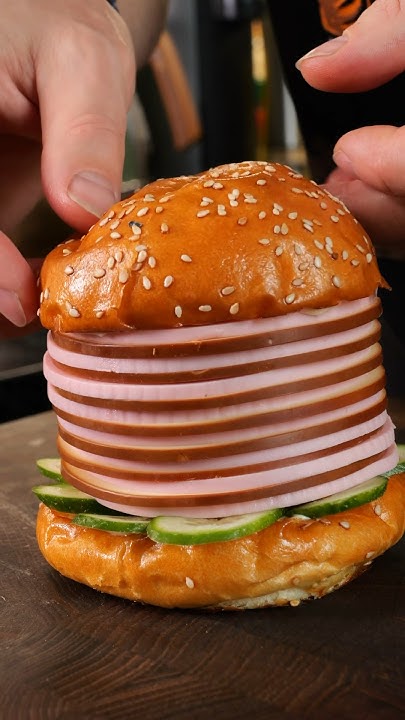 Ленивый бургер 🍔 - YouTube