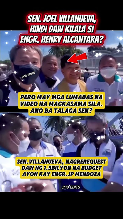 Joel Villanueva kasama si henry alcantara😱 #dpwh #floodcontrol #dpwhproject #floodcontrolprojects