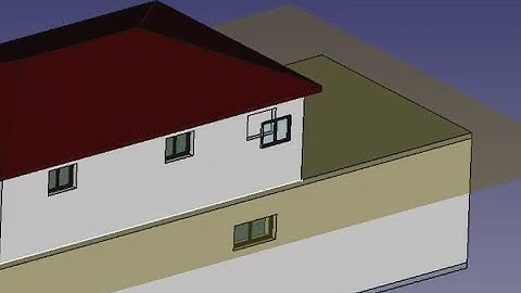 FreeCad Parametric Window placement - FreeCad Arch Bench modelling