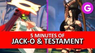 Good Game Girls - 5 Minutes of Jack-O and Testament Just Standing There - Guilty Gear Strive