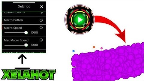 XELAHOT MACRO + DESTROYING SERVER WITH FASTEST MACRO(AGAR.IO MOBILE)