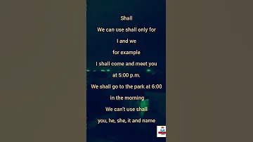 English Video 18 How To Use Will And Shall Learn English 3000 Sentences 
