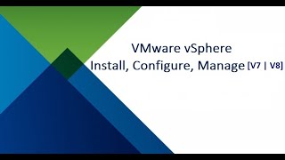 1. Introduction to VMware vSphere || VMware vSphere - Install, Configure, Manage [V7]