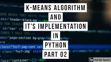K-Means Clustering Algorithms and it