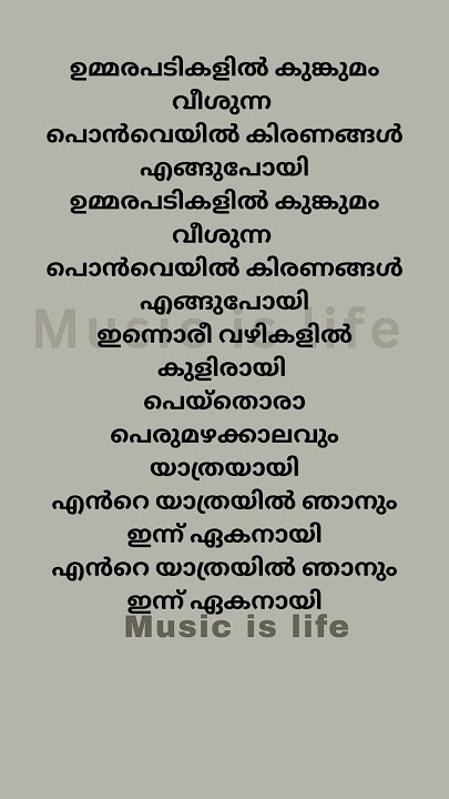 ayiram kannulla malaga lyrics #love #trending #lyricsmalayalam #lyricvideo #album