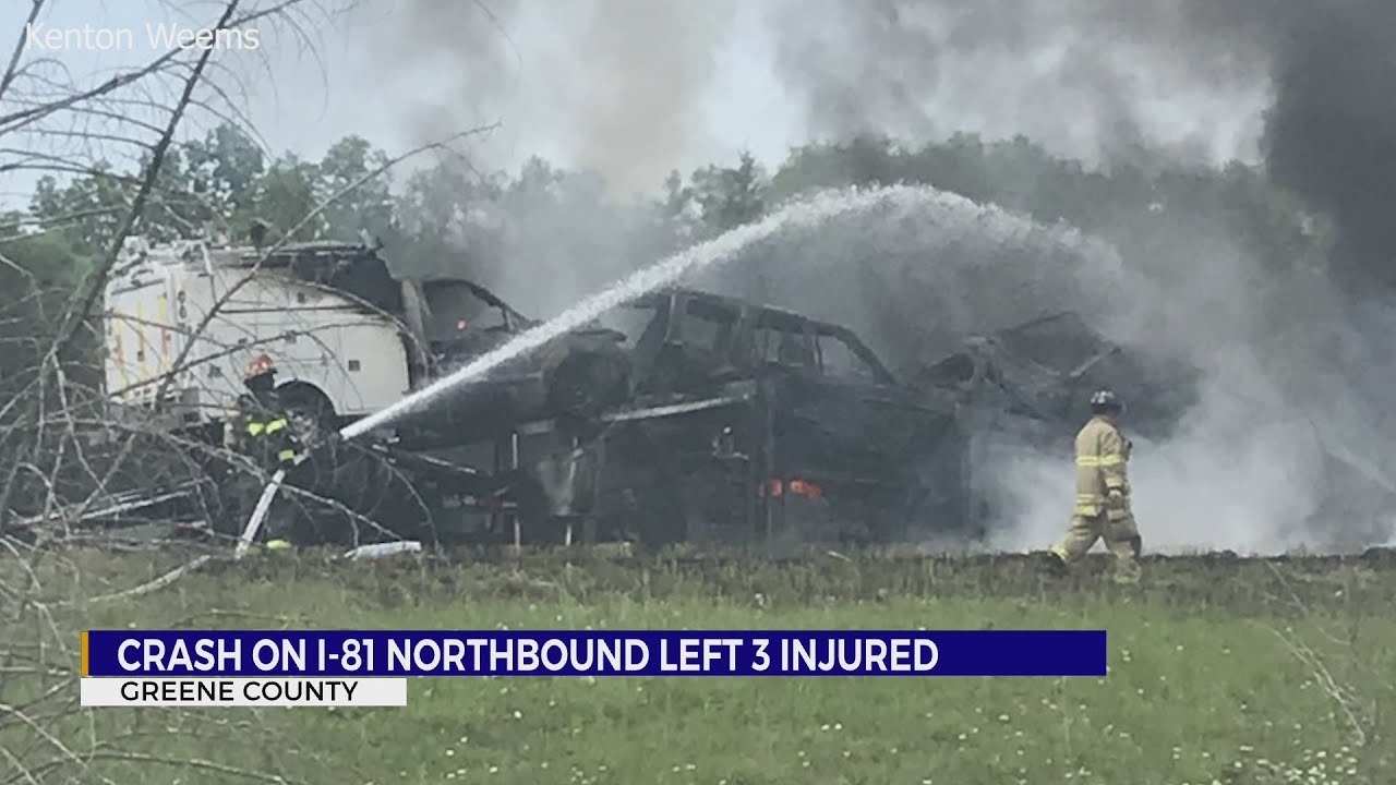 I-81 north reopens in Greene County after fiery tractor-trailer crash ...