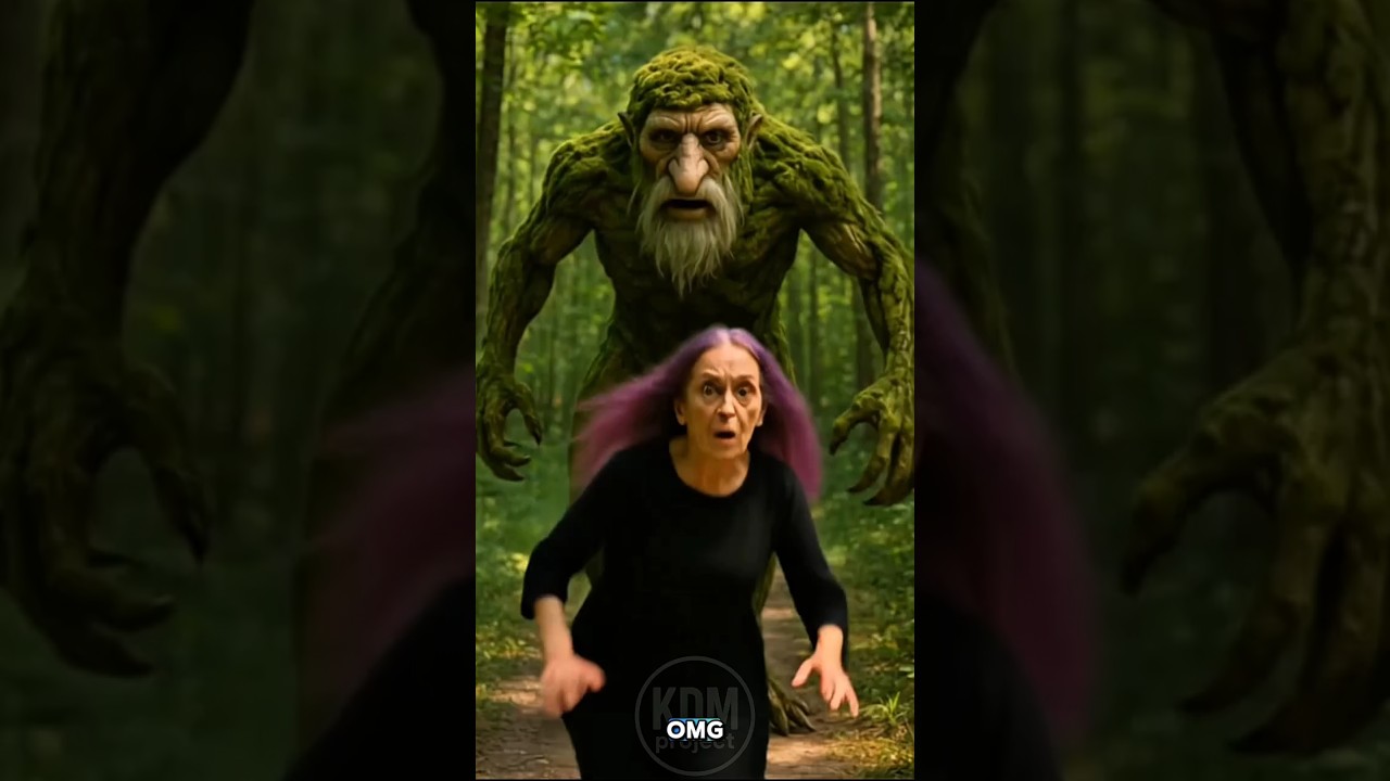 Grandma vs  Ber Ber Patapin Monster 🌲👵😱 