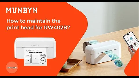 How to maintain the print head for RW402B？