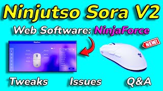 Essential Settings: Ninjutso Sora V2, BEST Web Software = NinjaForce? Lightest Wireless Gaming Mouse