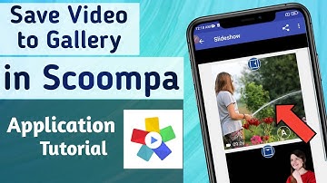 How to Save Video to Gallery in Scoompa App