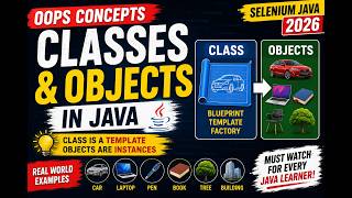 308. Classes and Objects OOPS Concepts in Java (Selenium Java 2026)