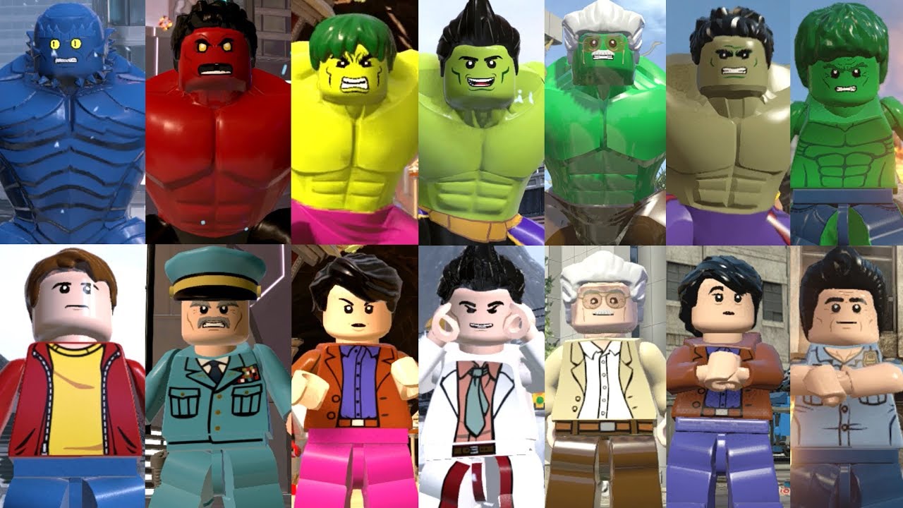 Let Rå Vanding All Hulks in Lego Videogames (2013 - 2018) - YouTube