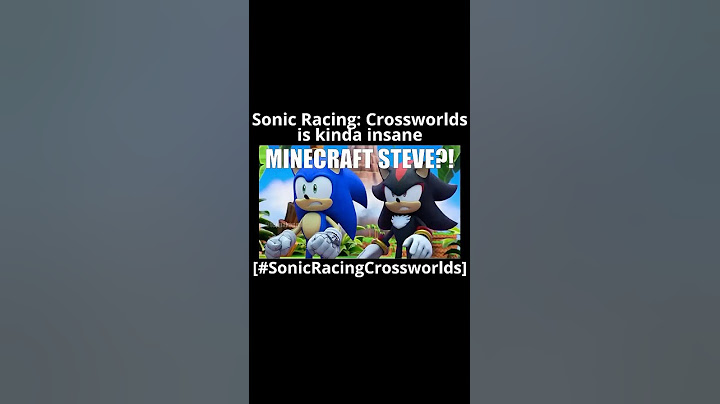 Sonic Racing: CrossWorlds is Kinda Insane #sonic #sonicthehedgehog #VA #VO #hatsunemiku #minecraft