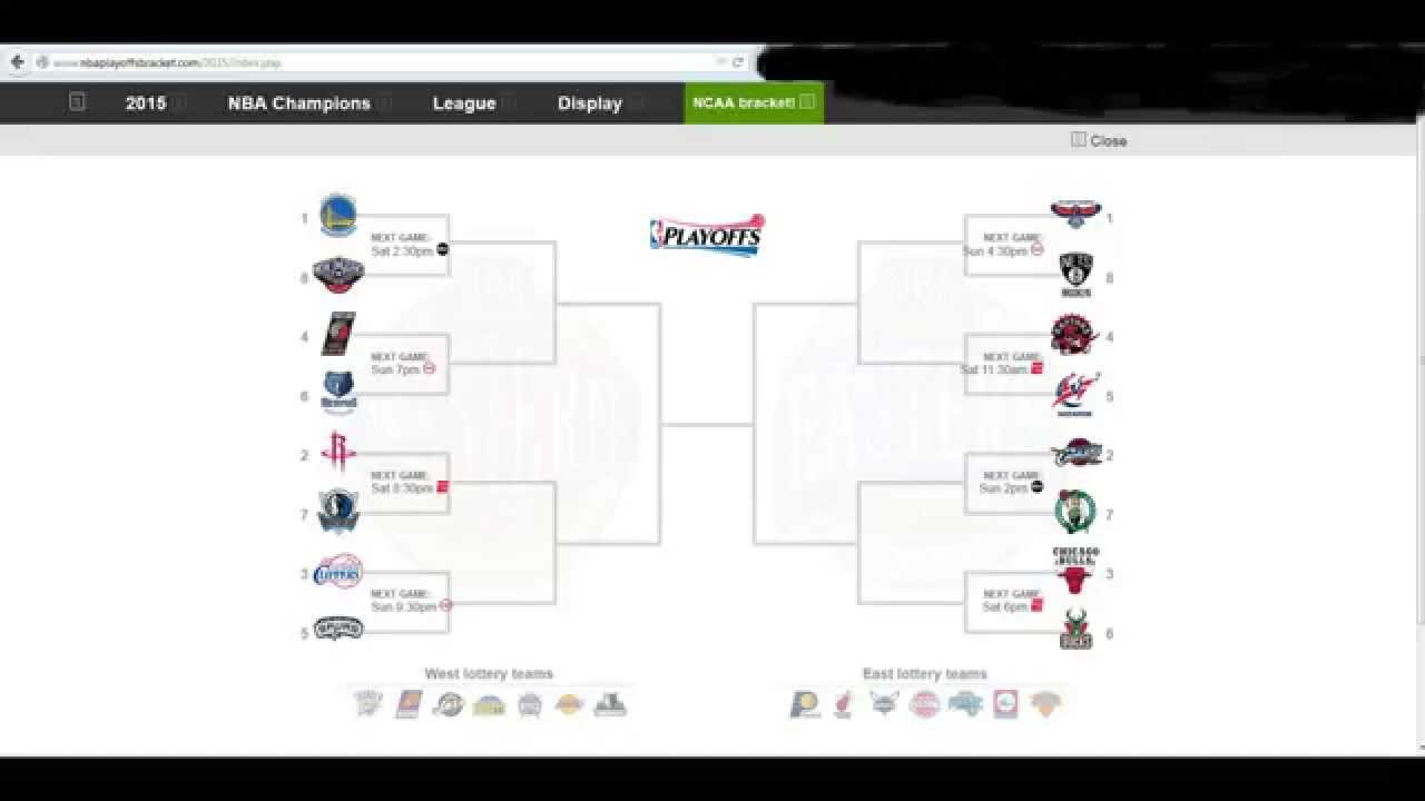 NBA PLAYOFFS 2015 1st Round Predictions - YouTube