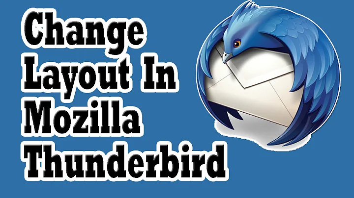 How To Change Layout Appearance Of Mozilla Thunderbird Email Client Complete Tutorial Of All Options