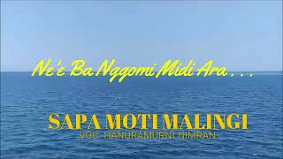 Sapa Moti Malingi Cover Karaoke Lagu Bima Vocal Hanuramurni Nimran