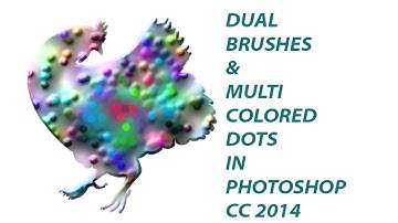 Photoshop : How To Dual Brush Dot Technique Tutorial | Graphicxtras