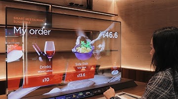 Crazy Transparent OLED Concept TV By LG