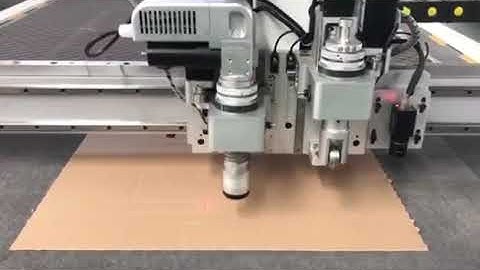 carton box corrugated cardboard CNC digital knife cutting machine