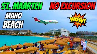 St. Maarten | No Excursion | Maho Beach