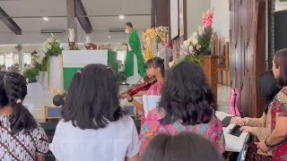 Download lagu ☆Vox Angeli Choir☆ Bapa Kami ▪︎ Pius Novrin 🎶🎻