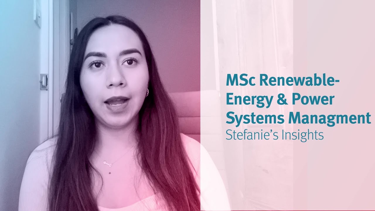 Meet Stefanie, MSc Renewable Energy & Power Systems Student at City ...