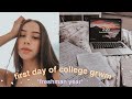 first day of college grwm *freshman year*