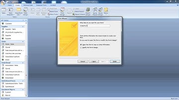How to Create Form and Subform in Microsoft Access