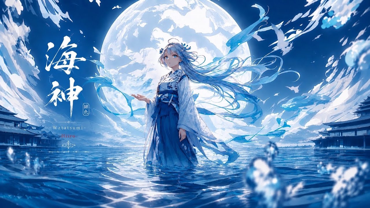 海の神 海神 -Watatsumi-｜God of the Eternal Sea 【Japanese Rock 緋色