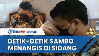Ferdy Sambo Menangis di Sidang saat Pengacara Baca Kronologi Putri Candrawathi Dilecehkan Brigadir J