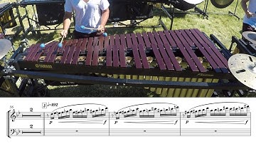 2018 Madison Scouts Marimba - LEARN THE MUSIC to "Racing Heart"