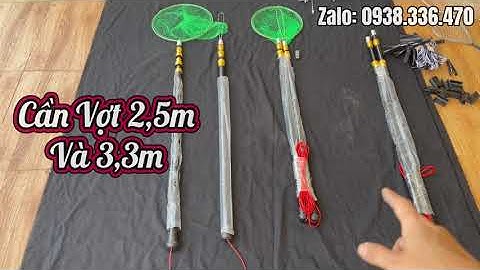 Cần Vợt KÍCH CÁ ( 2,5m và 3,3m ), Và Các Phụ Kiện Vợt Kích Inox 304 Xịn. Đảm Bảo Phê Hàng