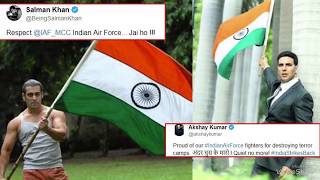 Salman, Akshay, Rajnikant Other Celebrity salute Indian Air Force after Balakot surgical air strike