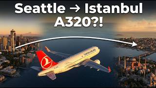 Can a Turkish A320 Reach Istanbul from Seattle? | MSFS screenshot 4