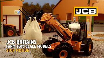 JCB Britains Farm Toys Scale Models Stop Motion