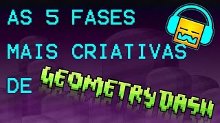 5 Fases Muito Criativas e Fáceis no Geometry Dash