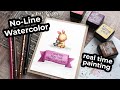 No-Line Watercoloring in Real Time & Greeting Banner