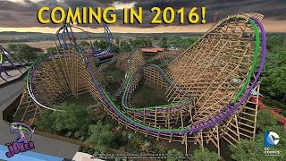 Six Flags THE JOKER! Full POV! RMC Coaster NEW FOR 2016! Discovery Kingdom Hybrid Roller Coaster