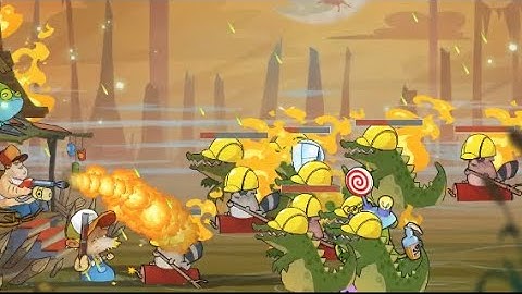 Swamp Attack: Episode 10: Level 5: iOS Gameplay