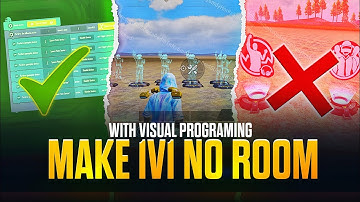 How to make visual programming 1v1 setting without room card