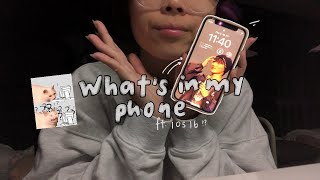 WHAT’s IN MY PHONE 🦭 ft. the new ios bc i used some of its functions 🤩🌈 screenshot 5