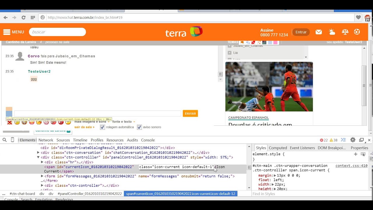 Colocar Outros Emoticon No Chat Terra YouTube